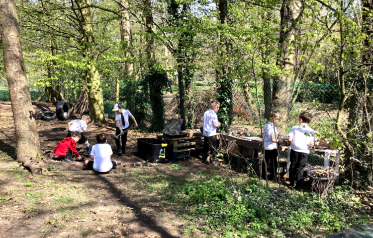 Image of Outdoor learning after Easter