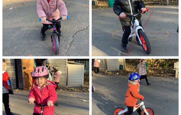 Image of Thank you PTA for our new balance bikes!