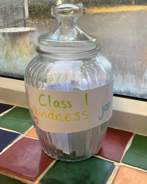 Image of Kindness week in class one! 