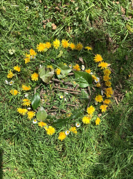 Image of Andy Goldsworthy Inspired Artwork